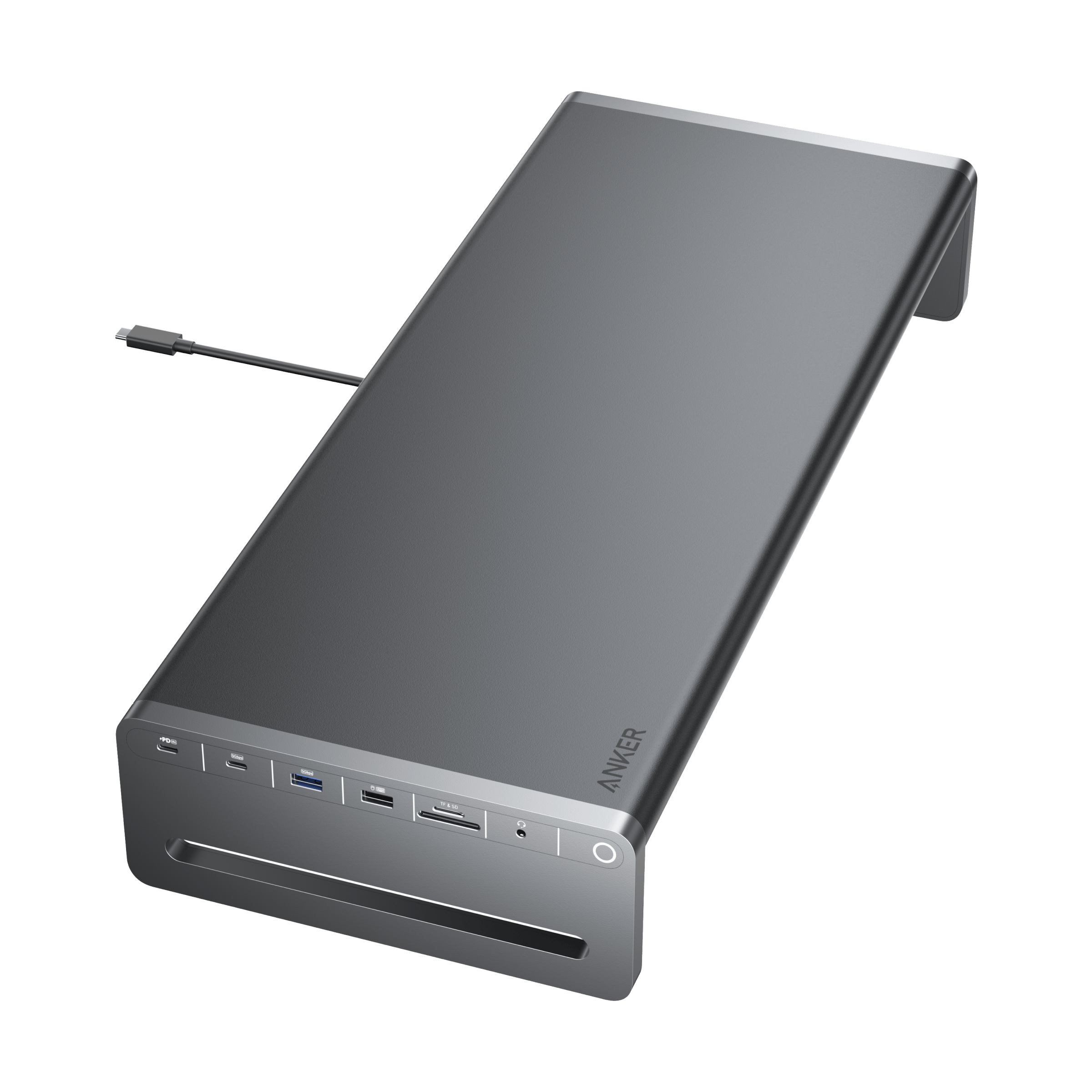 Anker laptop stand with built-in hub, multiport for charging